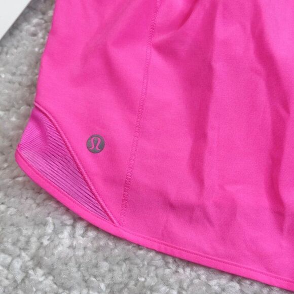 Lululemon Hotty Hot Low Rise Short Dark Prism Pink 10 Tall NEW - Picture 7 of 11